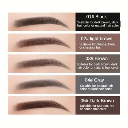 Dobbeltsidet trekanten øjenbrynsblyant 